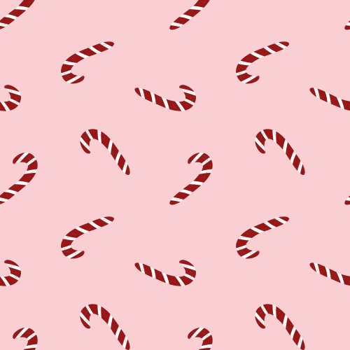 candy canes on pink background
