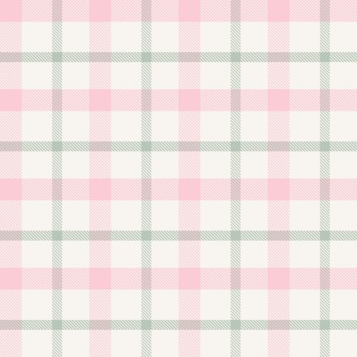 pink and mint tartan plaid