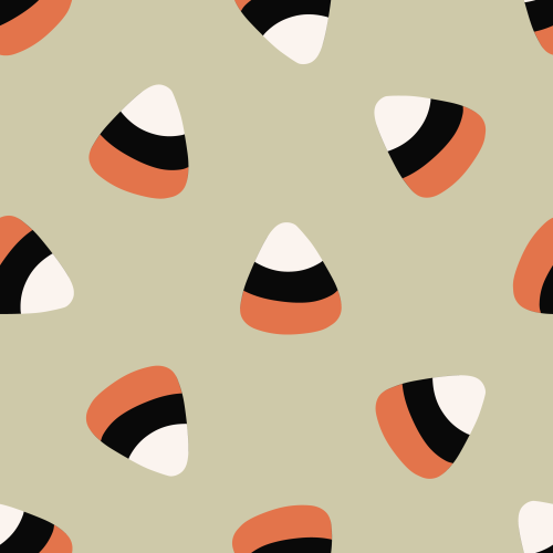 Tossed Candy Corns, pair with print from Halloween Spooks collection 