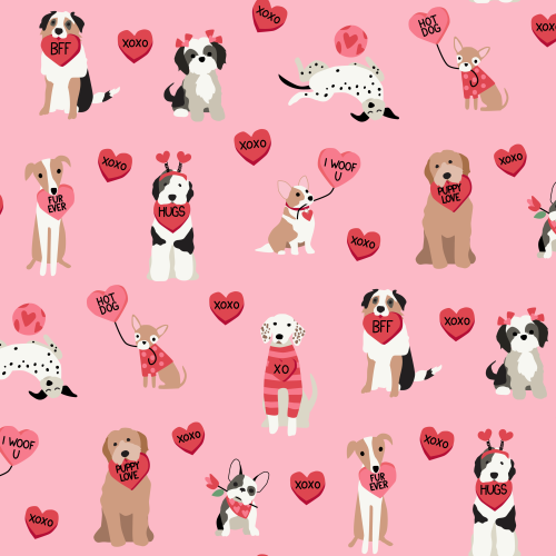 valentine's day puppy dogs