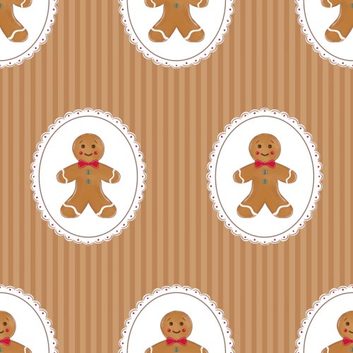 Cameos with gingerbread men 