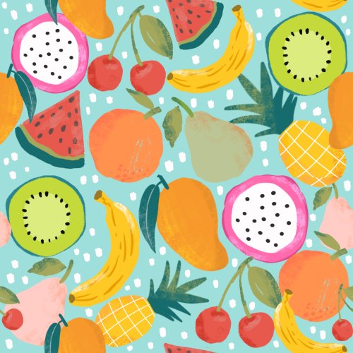 bright mix fruit design